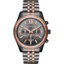 Michael Kors Men's Lexington Chronograph Dark Two Tone Watch - MK8561